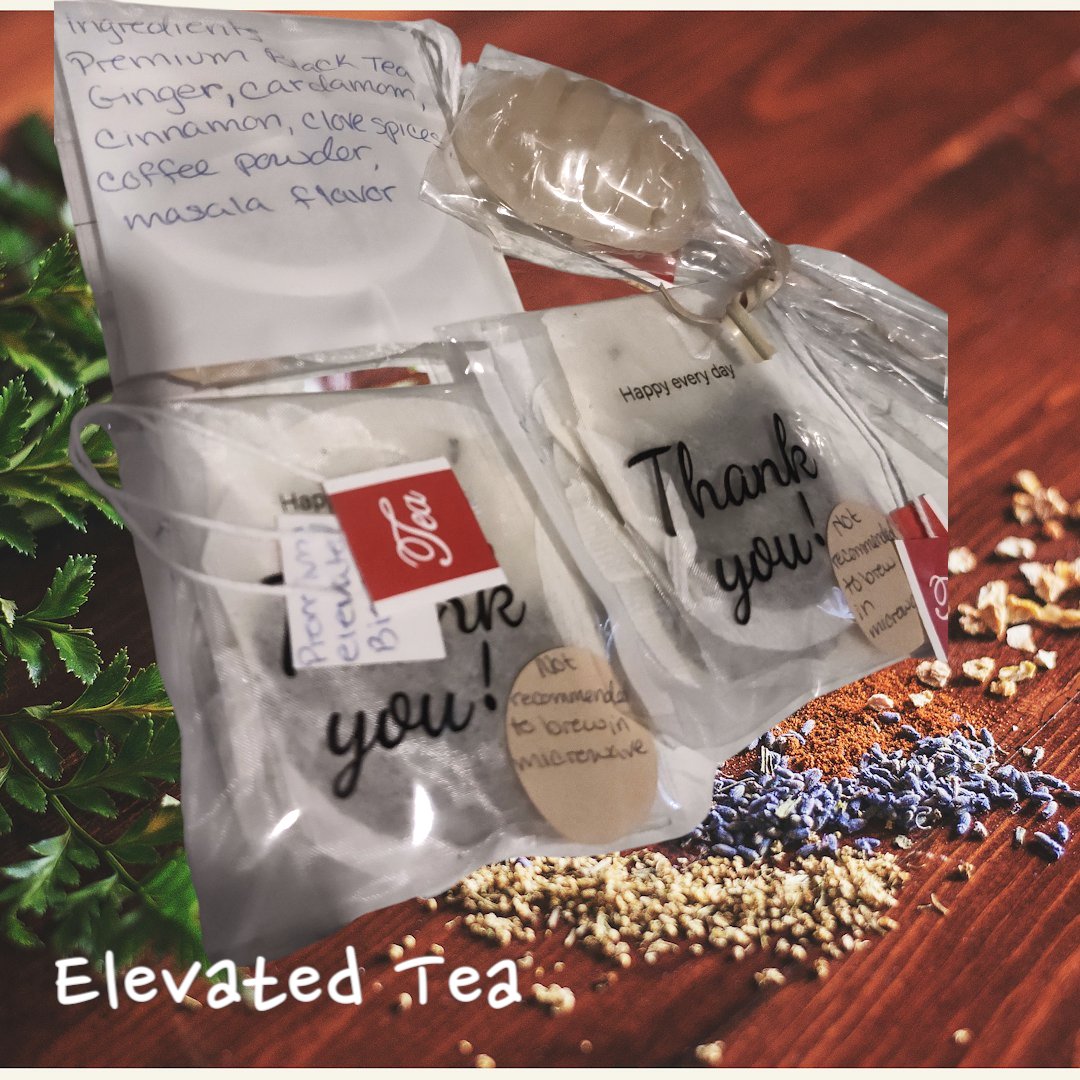 Product photo of Elevated Energy Tea Bags, option: English Breakfast, tea bags