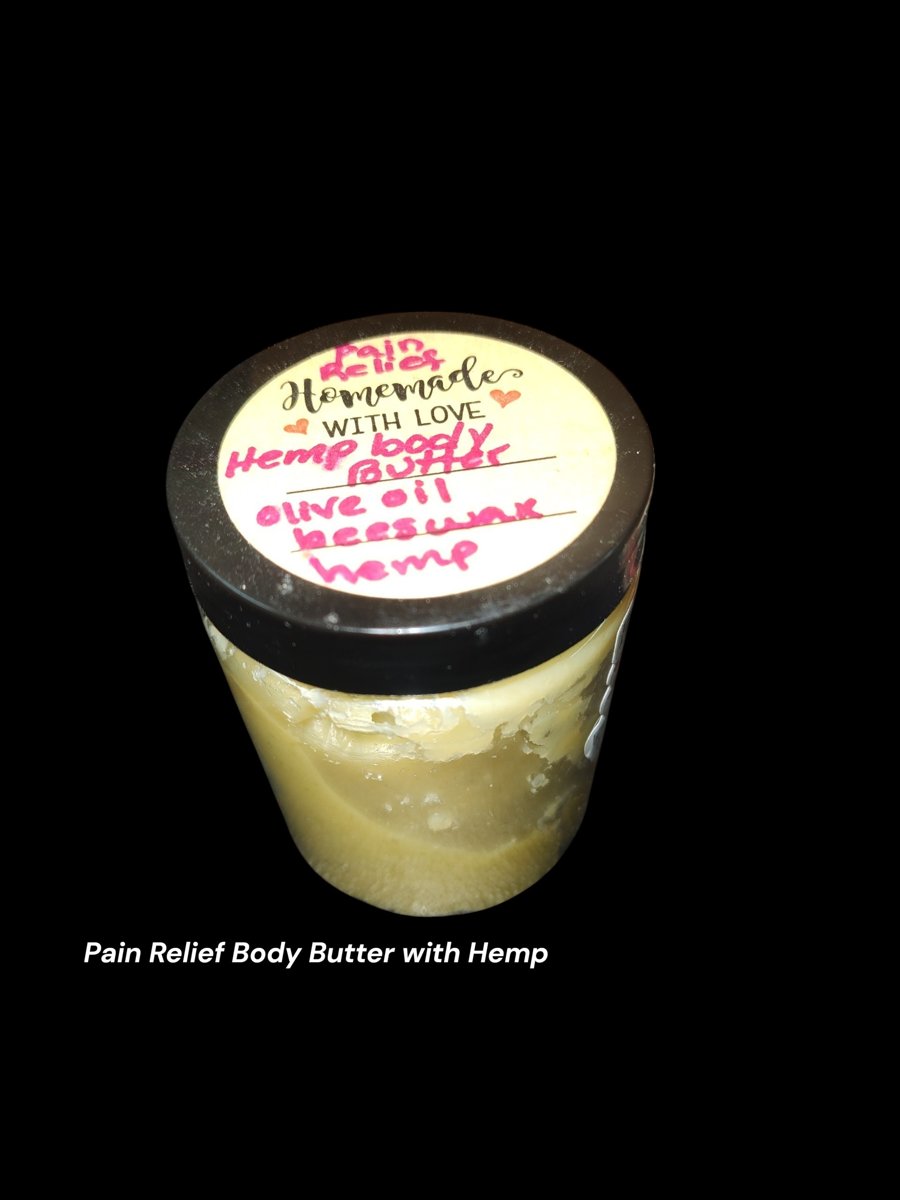 Product photo of Relieve the Aches Hemp Body Butter, option: Small, body butter