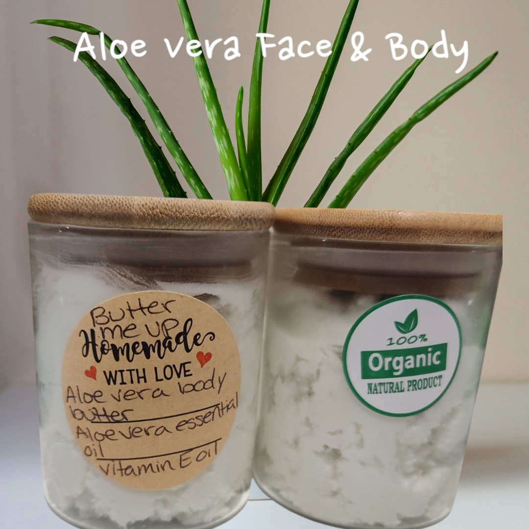 Product photo of Butter Me Up Aloe Vera Body Butter, option: 10 oz, body butter