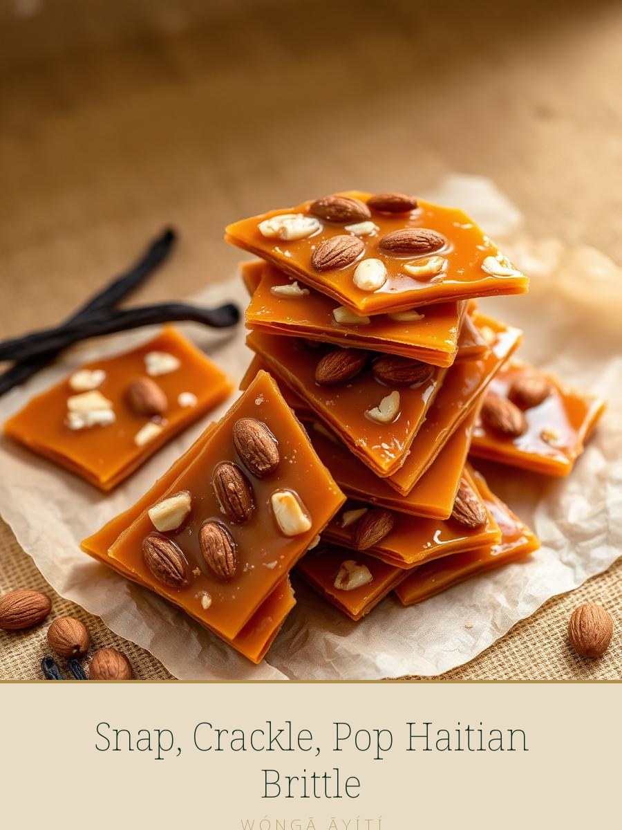 Product photo of Snap, Crackle, Pop Haitian-Made Brittle, option: Vanilla