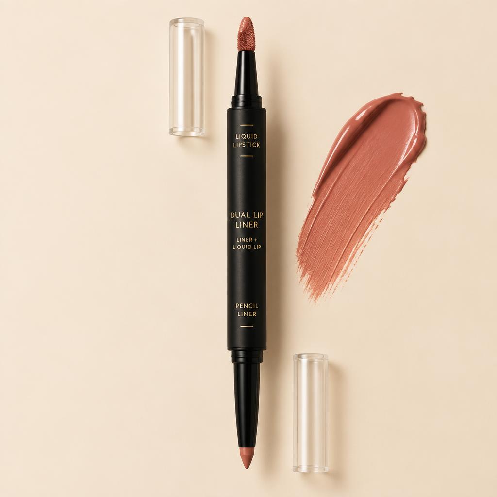 Product photo of Coast Baby Double Head Lipstick Liner, option: Shade 03 · Soft Nude Peach