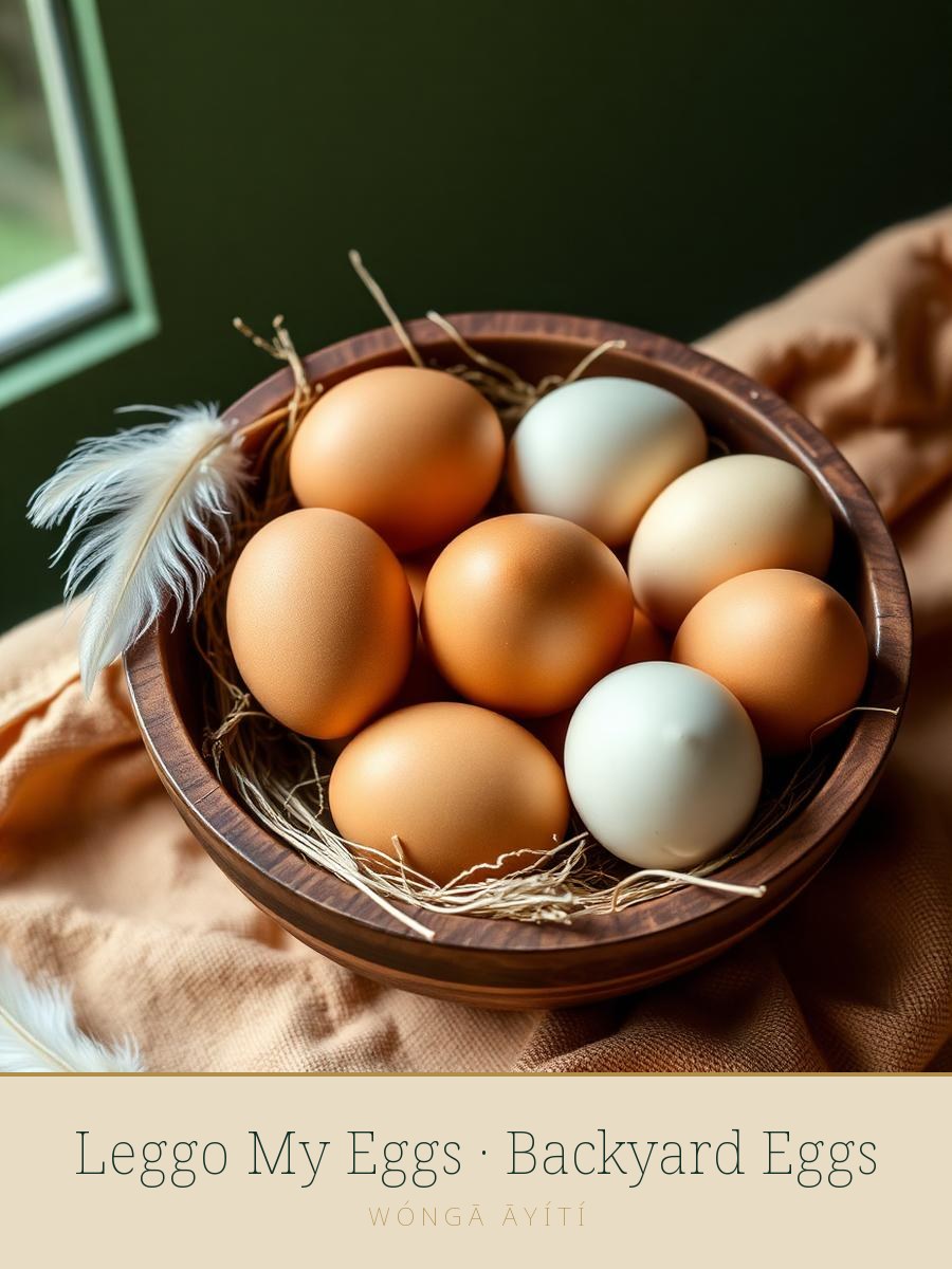 Product photo of Leggo My Eggs, option: Organic Backyard Eggs