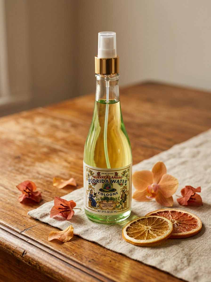 Product photo of Florida Water Spray, option: 12 oz, scent: florida water, cologne bottle