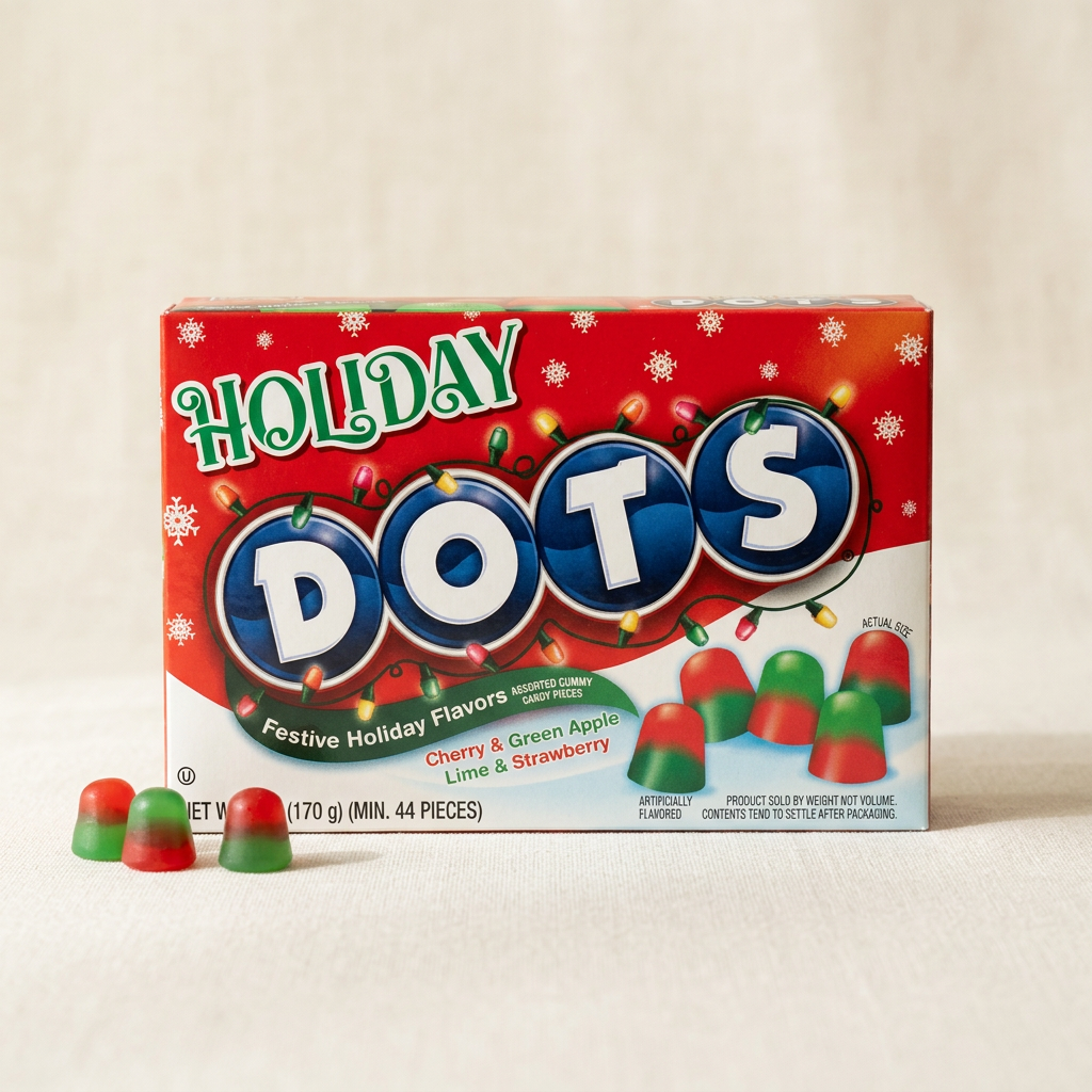 Product photo of Holiday DOTS Gumdrops Candy, option: 6 oz