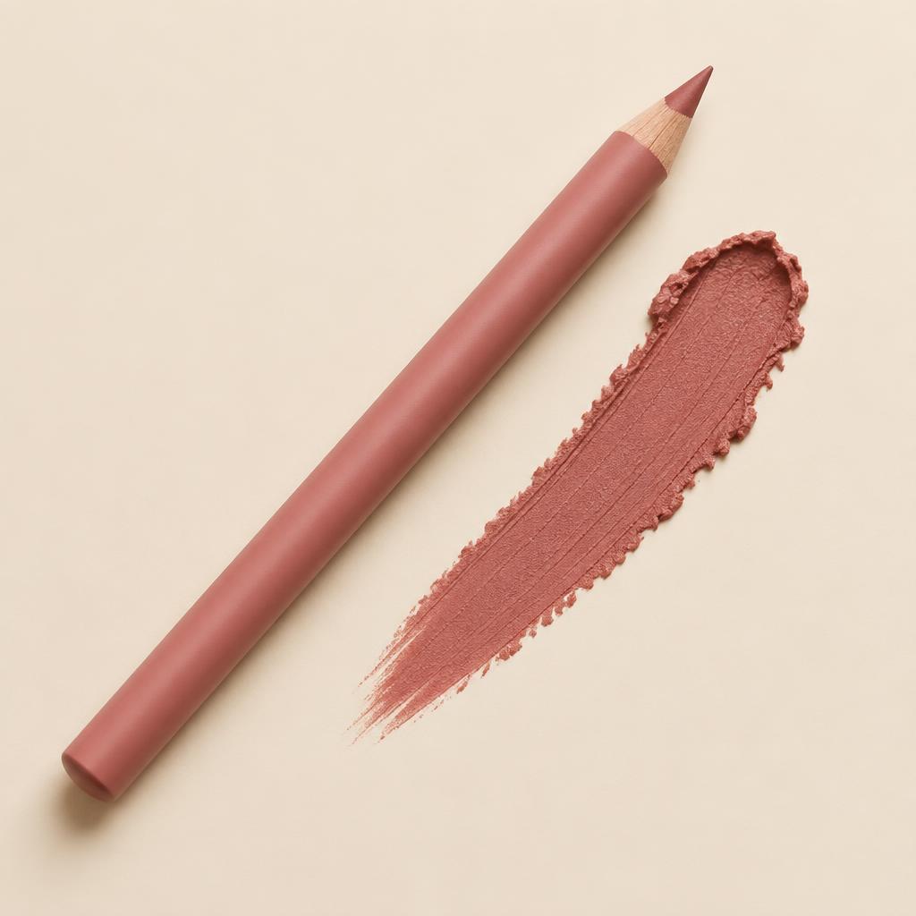 Product photo of Matte Lip Liner Pencil, option: Shade 01 · Dusty Rosewood