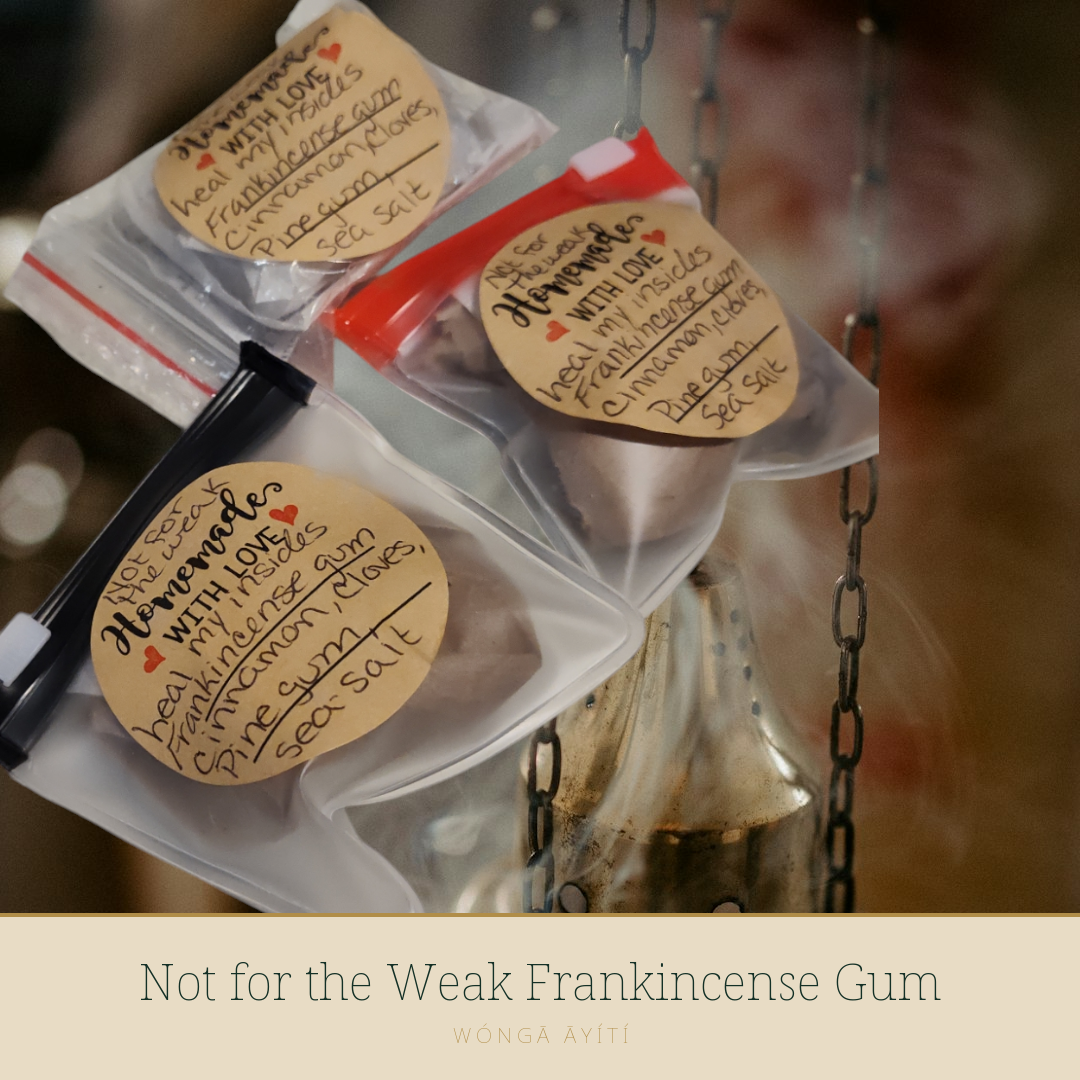 Product photo of Not for the Weak Frankincense Gum, incense sticks
