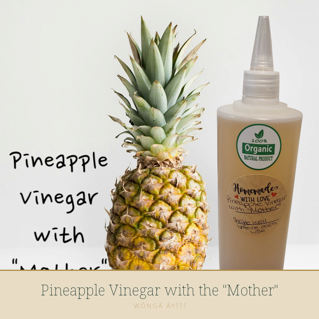 Product photo of The Culture Pineapple Vinegar with the 'Mother', vinegar bottle