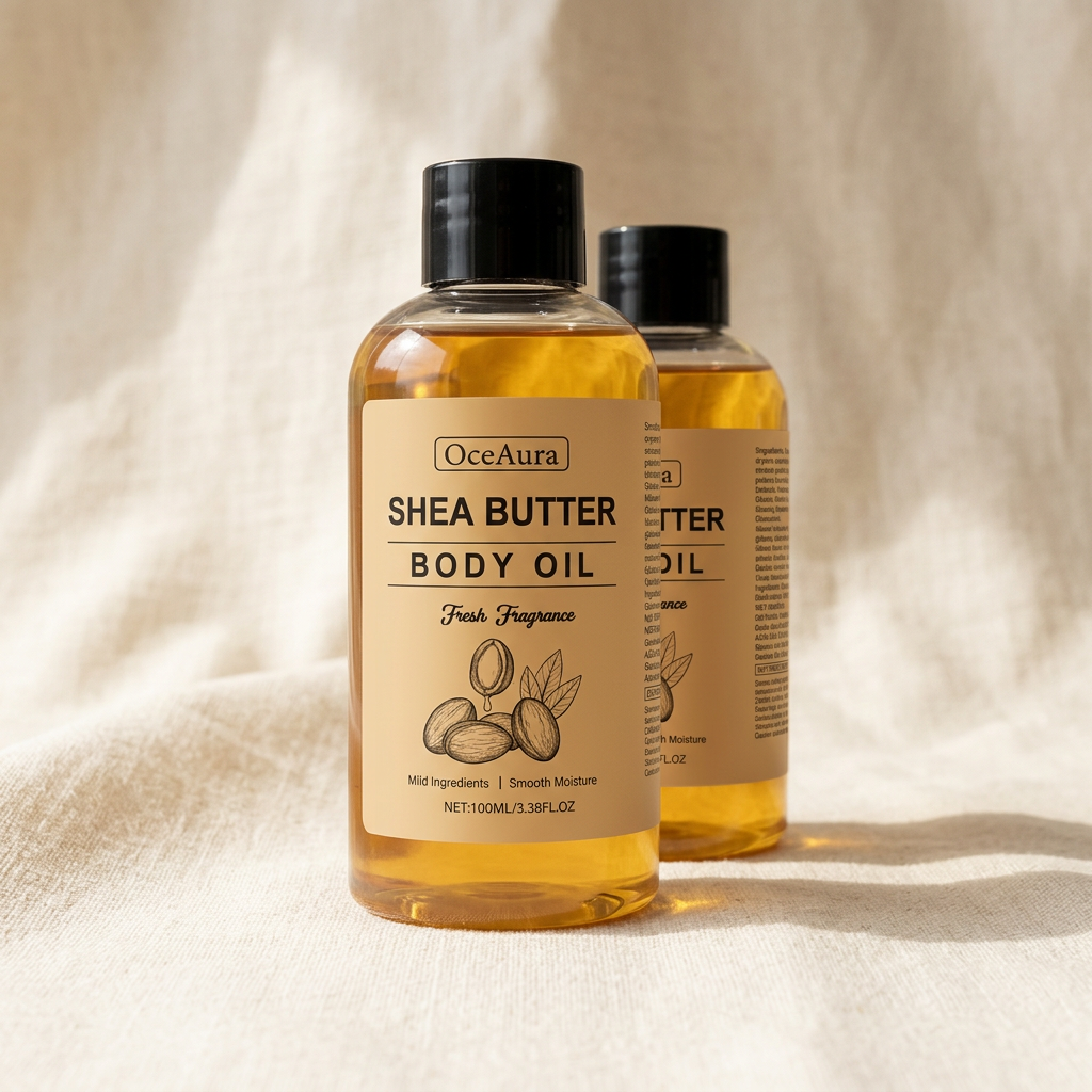 Product photo of Shea Butter Body Oil, option: 3.38 fl oz, body butter