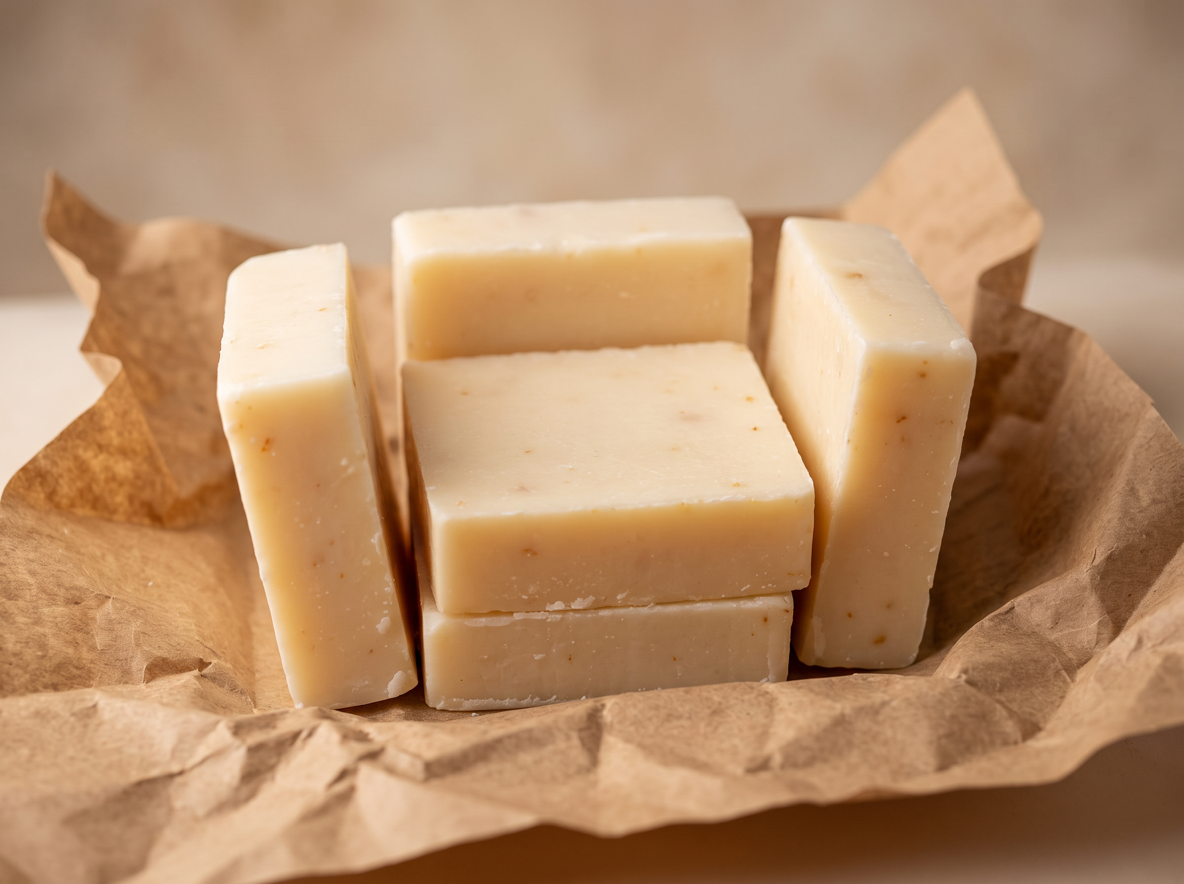 Product photo of Squeaky Clean Goat's Milk Bar Soap, soap bar